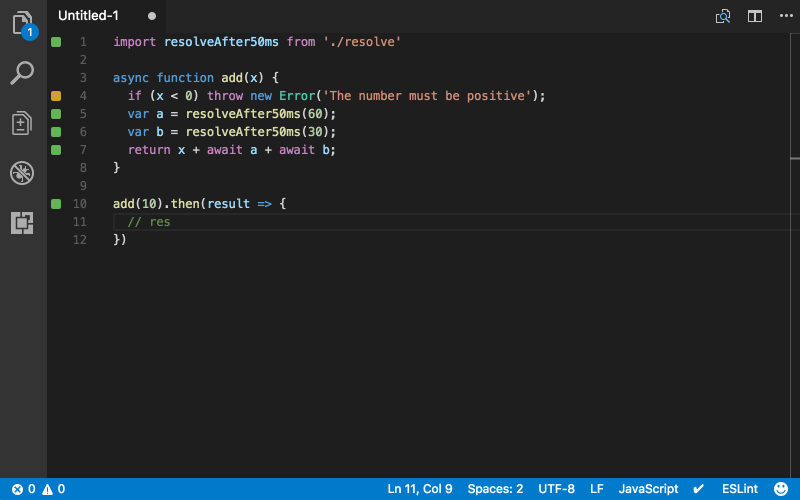 vscode animation